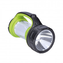 Solight nabíjacie LED svietidlo s lampášom, 3W Cree, 168lm + 200lm, zeleno-čierna