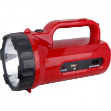 Solight LED svietidlo nabíjacie s power bankom, 5W, 235lm, červené