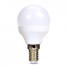 Solight LED žiarovka, miniglobe, 4W, E14, 3000K, 340lm, biele prevedenie