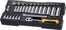 Stanley 36-teiliger 3/8-Zoll-Steckschlüsselsatz – Modul STMT1-74174