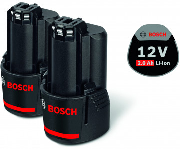 Akumulátor BOSCH 2x GBA 12V 2,0Ah PROFESSIONAL 1600Z00040