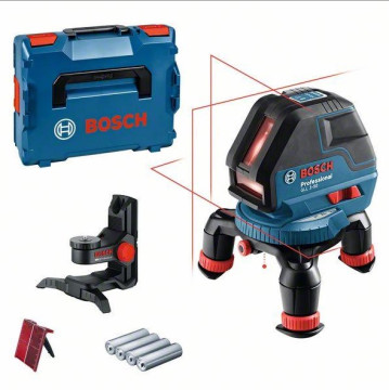Bosch Křížový laser + univerzální držák (nový) + L-Boxx 136 BOSCH GLL 3-50 Pro. + BM 1