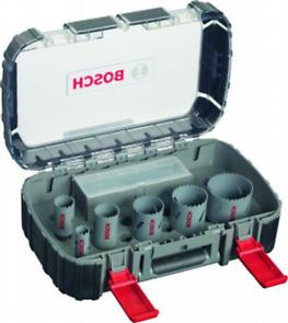 Bosch 11-częściowy zestaw dziurkaczy bimetalowych HSS dla elektryków 22-65mm 2608580886