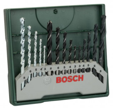 Bosch 15dílná sada Mini-X-Line mix 2607019675