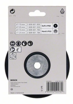Bosch Opěrný talíř 125 mm, M14, tvrdý 2608601784