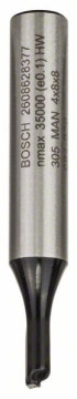 BOSCH Drážkovací fréza 8 mm, D1 4 mm, L 8 mm, G 51 mm