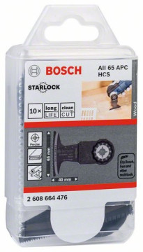 Bosch Pilové listy RB – 10 ks AII 65 APC 40 x 65 mm 2608664476