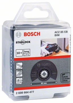 Bosch Pílové listy RB – 10 ks ACZ 85 EB 85 mm…