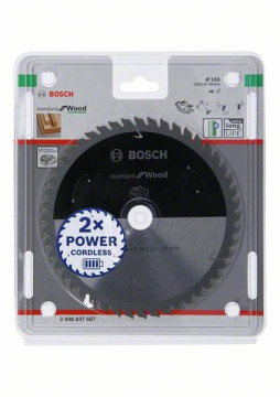 Bosch Pílový kotúč Standard for Wood pre aku píly 165 × 1,5 / 1 × 20 T48 2608837687