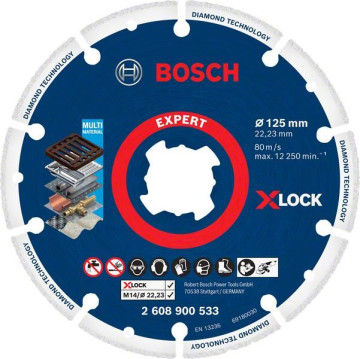 Bosch X-LOCK diamantový kotouč na kov 125 x 22,23…