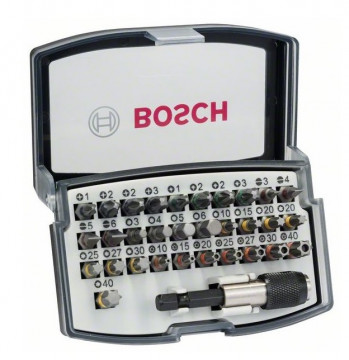 Bosch 32-teiliger Schraubendreher-Bit-Satz  Extra Hard - Professional 2607017564