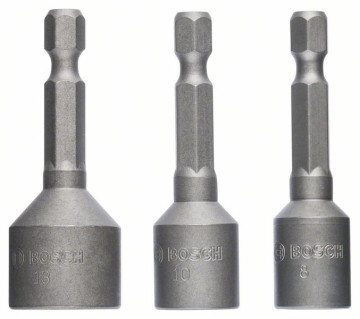 Bosch 3-częściowe opakowanie kluczy nasadowych 50 mm;