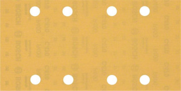 Bosch EXPERT C470 Schleifpapier mit 8 Löchern für Schwingschleifer, 93 x 186 mm, G 400, 10-tlg.