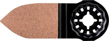 Bosch Płyta szlifierska do narzędzi wielofunkcyjnych EXPERT Palec szlifierski drobny AVZ 32 RT10, 32 × 50 mm 2608900039
