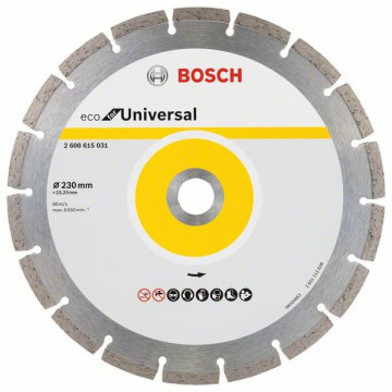 Bosch Diamantový dělicí kotouč ECO For Universal 2608615036