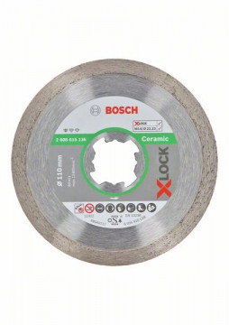 Bosch Diamentowa tarcza tnąca Standard for Ceramic z systemem X-LOCK, 110x22,23x1,6x7,5 110 x 22,23 x 1,6 x 7,5 mm