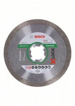 Bosch Diamentowa tarcza tnąca Standard for Ceramic z systemem X-LOCK, 115x22,23x1,6x7 115 x 22,23 x 1,6 x 7 mm