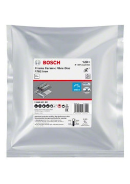 Bosch Fíbrový brúsny kotúč Prisma Ceramic, R782, 180 mm, 22,23 mm, G 120, 25 kusov 2608621831