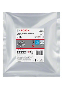 Bosch Fíbrový brúsny kotúč Prisma Ceramic X-LOCK, R782, 125 mm, 22,23 mm, G 120, 25 kusov 2608621827