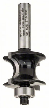 Bosch Frez półokrągły 8 mm, R1 6 mm, L 19 mm, G 63 mm