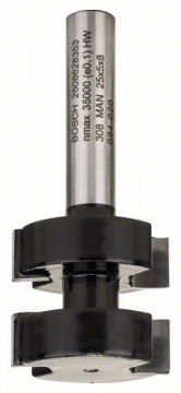 Bosch Frez sprężynowy 8 mm, D1 25 mm, L 5 mm, G 58 mm