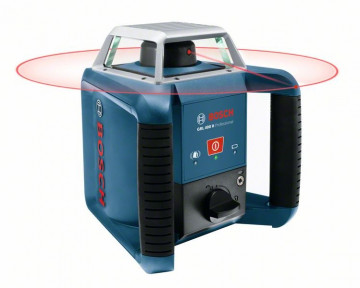 Stavební rotační laser + stativ + měřicí lať BOSCH GRL 400 H set + BT 170 + GR 240 061599403U