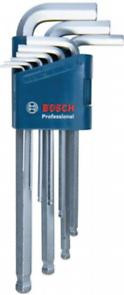 Bosch Kľúč s vnútorným šesťhranom Kľúč na vnútorné šesťhrany 9 ks 1600A01TH5