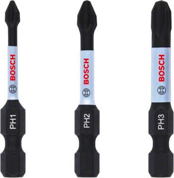 Bosch Impact Control PH-Power-Bits, 3‑teilig