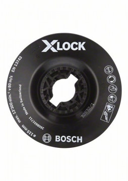 Bosch Talerz oporowy z systemem X-LOCK, 115 mm 115 mm, 13 300 obr./min