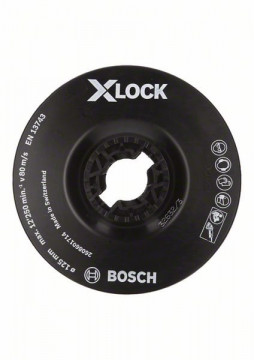 Bosch Talerz oporowy z systemem X-LOCK, 125 mm, miękki 125 mm, 12 500 obr./min