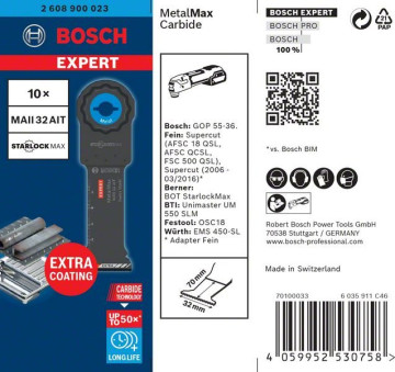 Bosch EXPERT MetalMax MAII 32 AIT Blatt für…