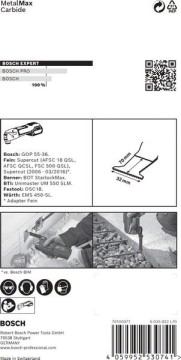 Bosch Pilový list pro víceúčelové nástroje EXPERT MetalMax MAII 32 AIT 70 × 32 mm