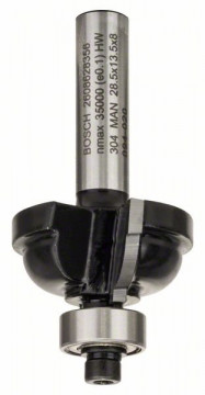 Profilová fréza F 8 mm, R1 6,3 mm, D 28,5 mm, L 13,2 mm, G 54 mm BOSCH 2608628356