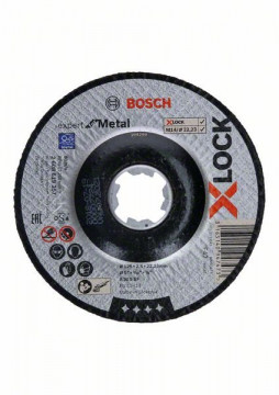 Bosch Řezání s přesazeným středem Expert for Metal systému X-LOCK, 125×2,5×22,23 A 30 S BF, 125 mm, 2,5 mm