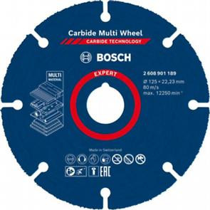 Bosch Rezné kotúče EXPERT Carbide Multi Wheel 125 mm, 22,23 mm 2608901189