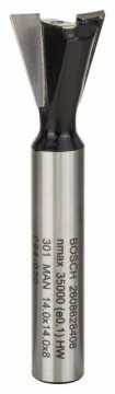 Bosch Frez kątowy 8 mm, D1 14 mm, L 14 mm, G 55 mm, 15°