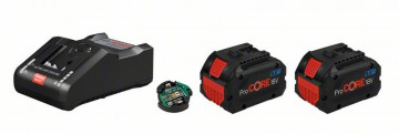 Bosch sada 2x Akumulátor ProCORE 18V 8,0 Ah + nabíječka + GCY - 1600A016GP