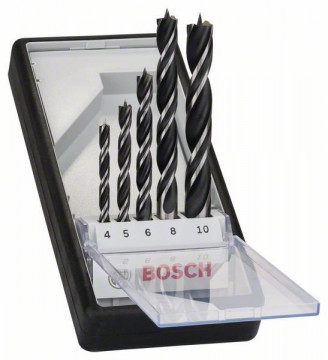 Bosch 5-teiliges Holzspiralbohrer-Set, Robust…