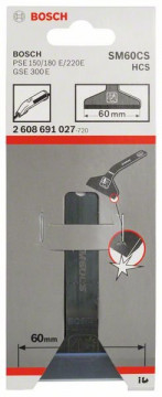 Bosch Nóż do skrobaka SM 60 CS Szerokość = 60 mm