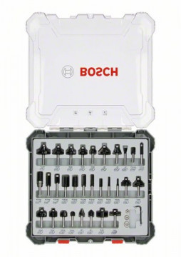 Bosch Súprava frézovacích bitov, 30 ks, zmiešané,…