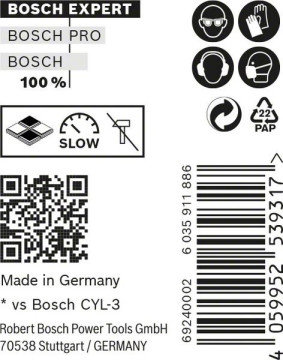 Bosch EXPERT CYL-9 MultiConstruction Bohrer 5 x…