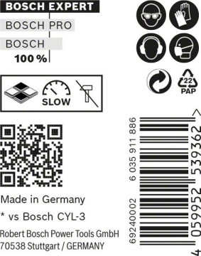 Bosch EXPERT CYL-9 MultiConstruction Bohrer 8 x…