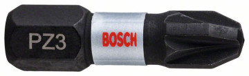 Bosch Schraubendrehereinsatz Impact Control 25mm,2xPZ3 2608522402