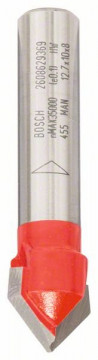 Bosch Frez do rowków w kształcie litery V dwa ostrza hartowane ; 8 mm, D 31,8 mm, D 19 mm, G 51 mm, 90 °