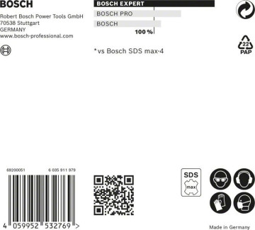 Bosch EXPERT SDS max-8X Hammerbohrer, 12 x 400 x…