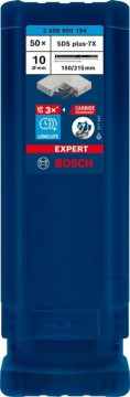 Bosch Vrták do kladiv EXPERT SDS plus-7X, 10 × 150 × 215 mm, 50 ks