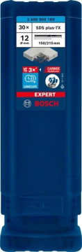 Bosch Vrták do kladiv EXPERT SDS plus-7X, 12 × 150 × 215 mm, 30 ks