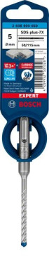 Bosch Wiertła udarowe EXPERT SDS plus-7X 5 x 50 x 115 mm