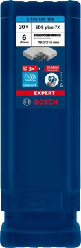 Bosch Vrtáky do kladív EXPERT SDS plus-7X, 6 ×…