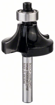 Bosch Zaoblovací fréza, 6 mm, R1 9,5 mm, D 31,8…